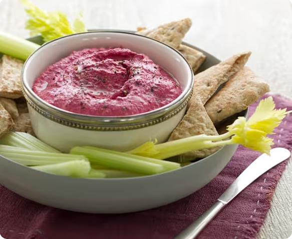 Beetroot hummus