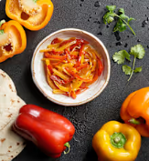 Roasted capsicum hummus